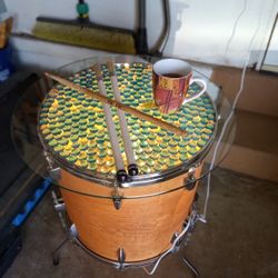 Floor Tom End Table That Lights Up!!