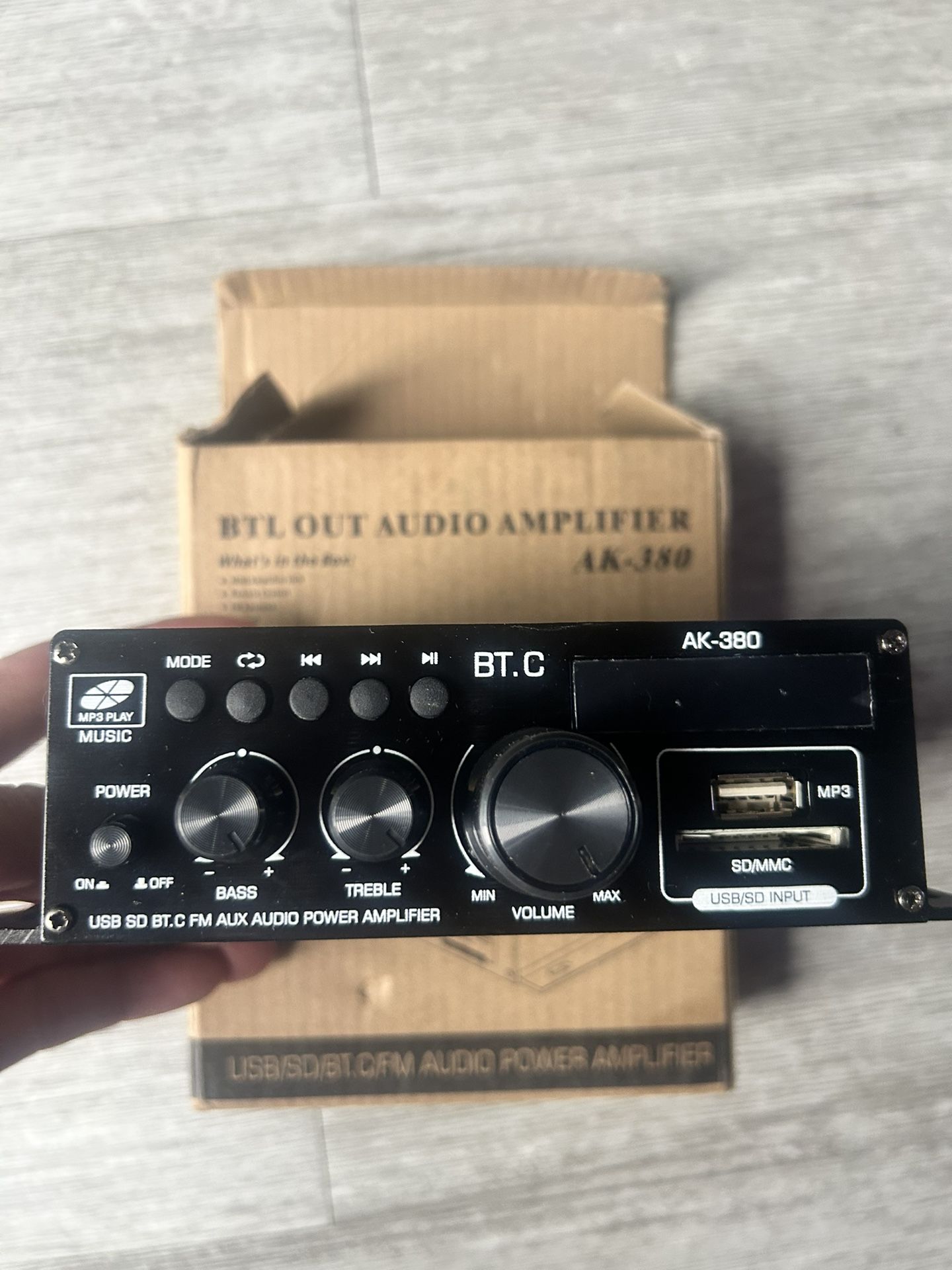 AK-380 BTL Out Audio Amplifier