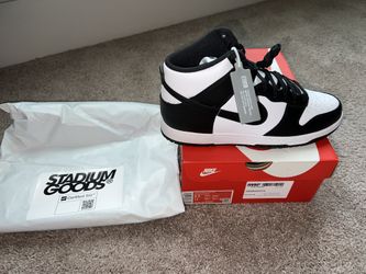 M9.5 W11 Nike Panda Dunk HI Retro New