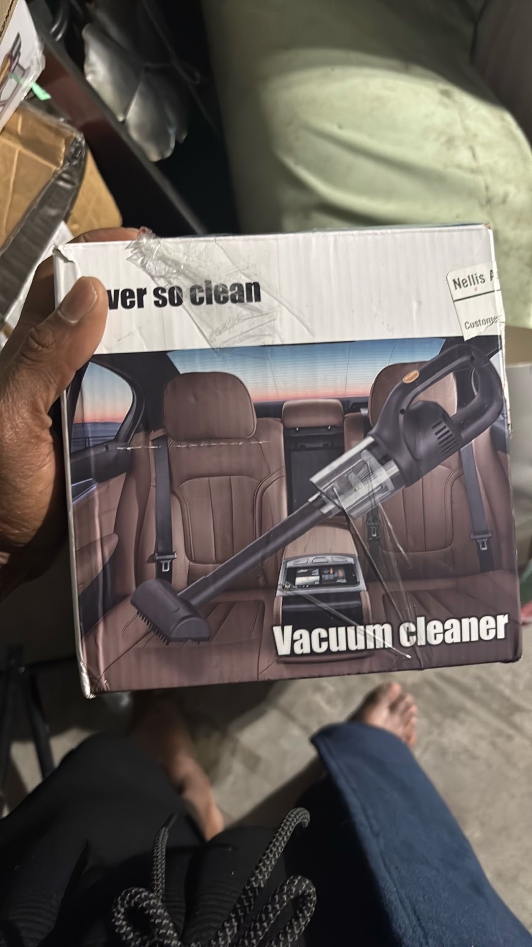 Car portable vacuum