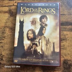 $5   LORD OF THE RINGS THE TWO TOWERS   DVD