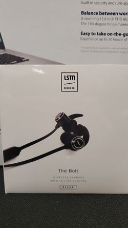LSTM THE BOLT WIRELESS EARBUDS*** NEW SEALED BOX ****