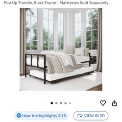 Milliard Roll Out Trundle Bed With Wheels