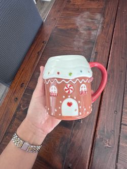 Gingerbread house mug