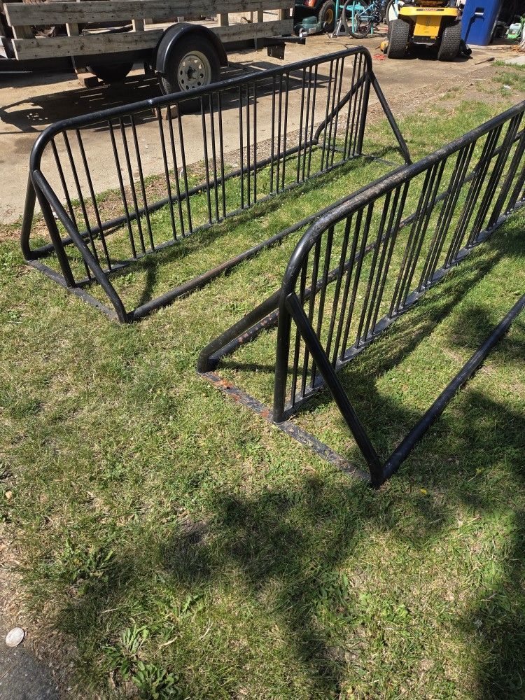 Pair Of Commercial Grade Bicycle Racks/Bike Racks