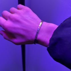 white gold cartier love bracelet with original box