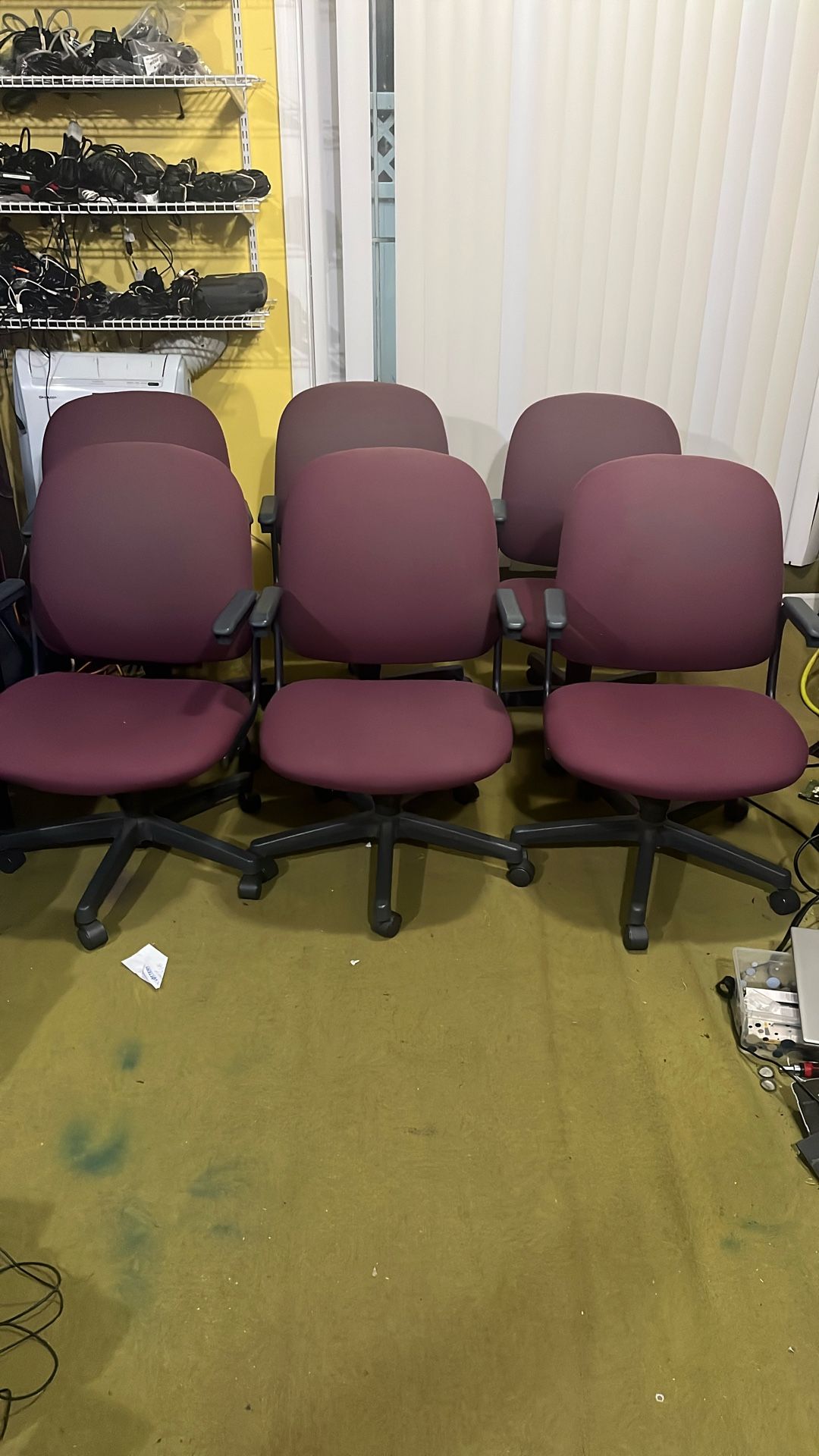 Office chair with armrests 25$ For Each