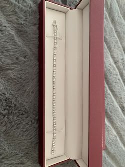 New Sterling Silver Tennis Bracelet 