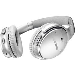Bose QuietComfort 35 II Bluetooth Wireless Over-Ear Headphones - Silver