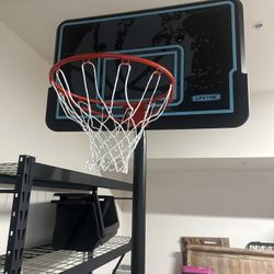 Lifetime 44-Inch Impact Portable Basketball Hoop with Telescoping Adjustment & Classic Rim 