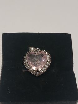 Pink Heart Shaped Pendant