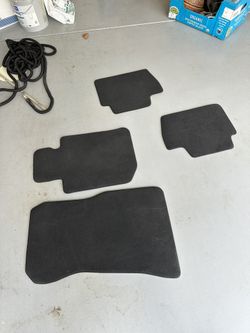 BMW Mats, Carbon fiber License Plate Cover, Weather Mats NEW