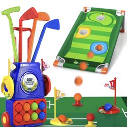 Bennol Upgraded Kids Toddler Golf Set, Indoor Outdoor Outside Golf Toys Gifts for 3 4 5 Year Old Boys, 3 4 5 Year Old Boys Toys Birthday Gifts Ideas, 