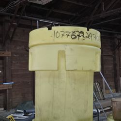 Heavy-Duty Yellow Poly Storage Tank (Industrial / Water / Chemical Use)