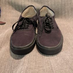 Like New Black Men's Vans Size 12 