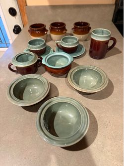 Vintage clay dishes