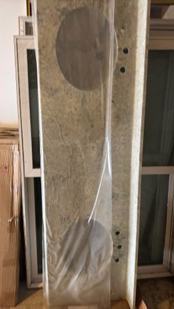 Double sink marble top