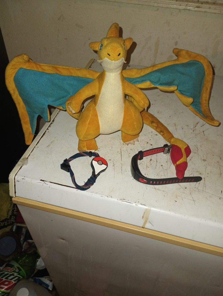 Mega Charizard Y!!!! Both Pokemon GO Plus Models Both Work $80 Obo