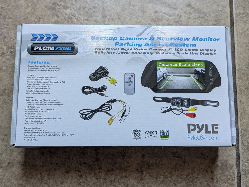 Backup Camera, Rearview Monitor For Car
