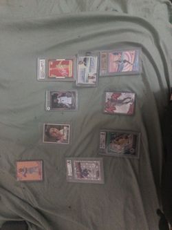 Mixed Sports Trading Cards Lot with Graded Cards