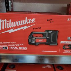 Milwaukee M18 Transfer Pump Tool Only 