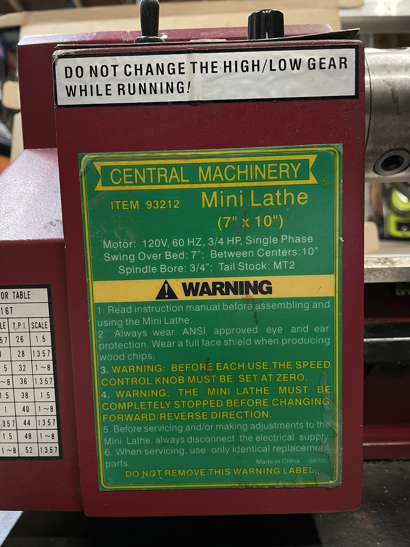 Lathe for Sale in WA OfferUp