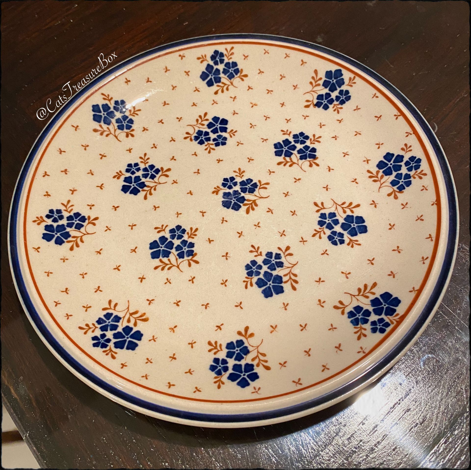 Japan Salad Dish Stoneware By Regency American Country Collection By Newcor