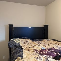 Solid Wood King Size Bed Frame 