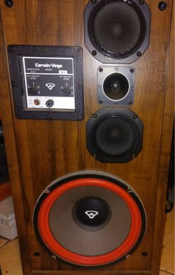 Vintage Cerwin Vega D7 Speakers Refoamed! nice!