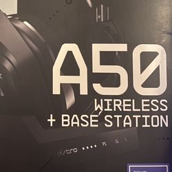 Astro A50 Wireless Gaming Headset & Base Station •PS5  And PC Compatible•