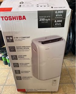 Toshiba 8000 BTU Portable Air Conditioner