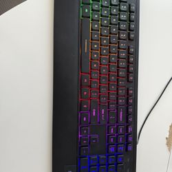 LED Gaming PC Computer Keyboard (Hardly Used)