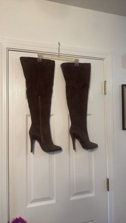 Over the knee heel boots