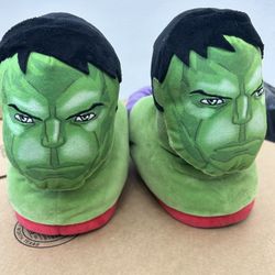 Incredible Hulk slippers - Great Condition Size M/Lg 