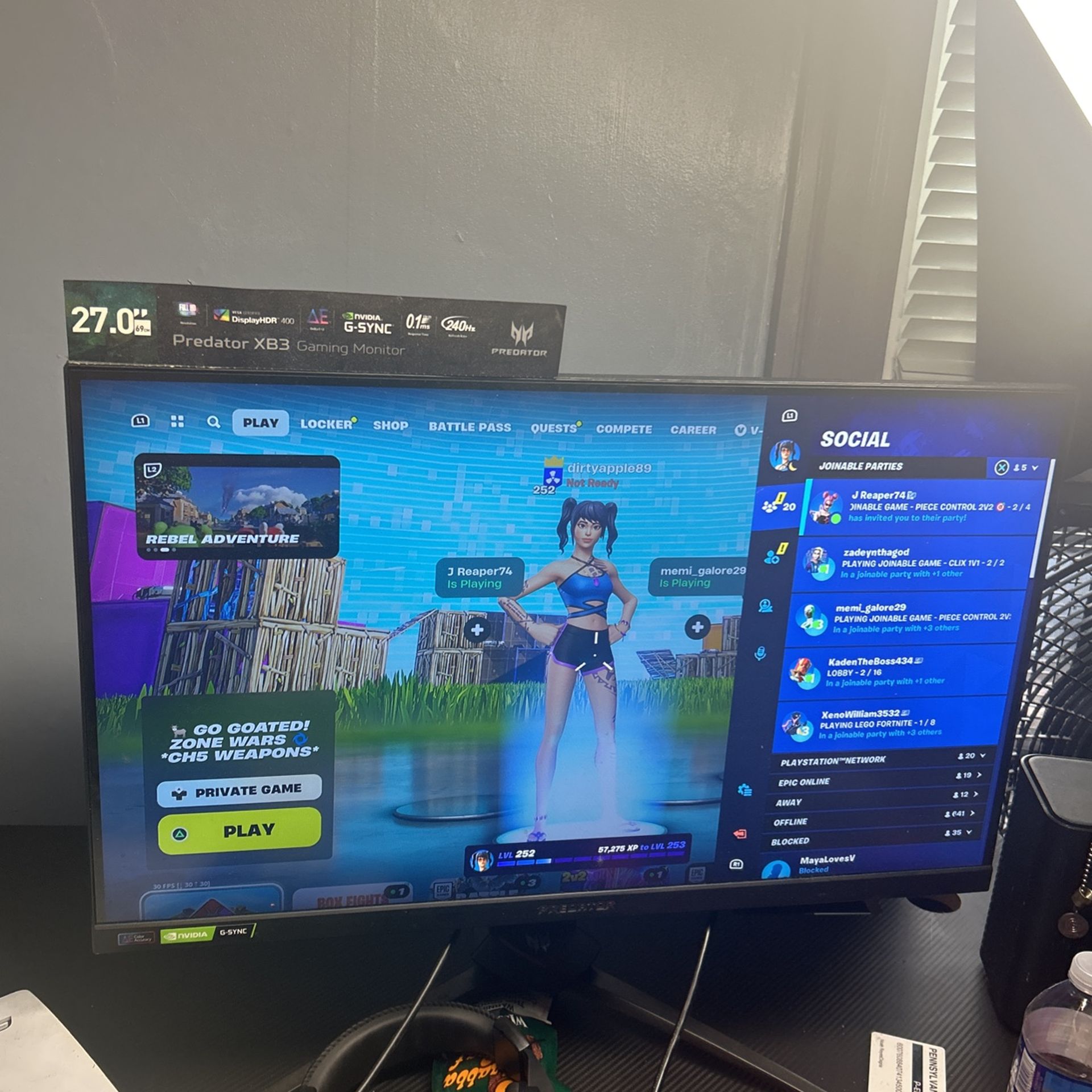 Predator Xb3 Gaming Monitors