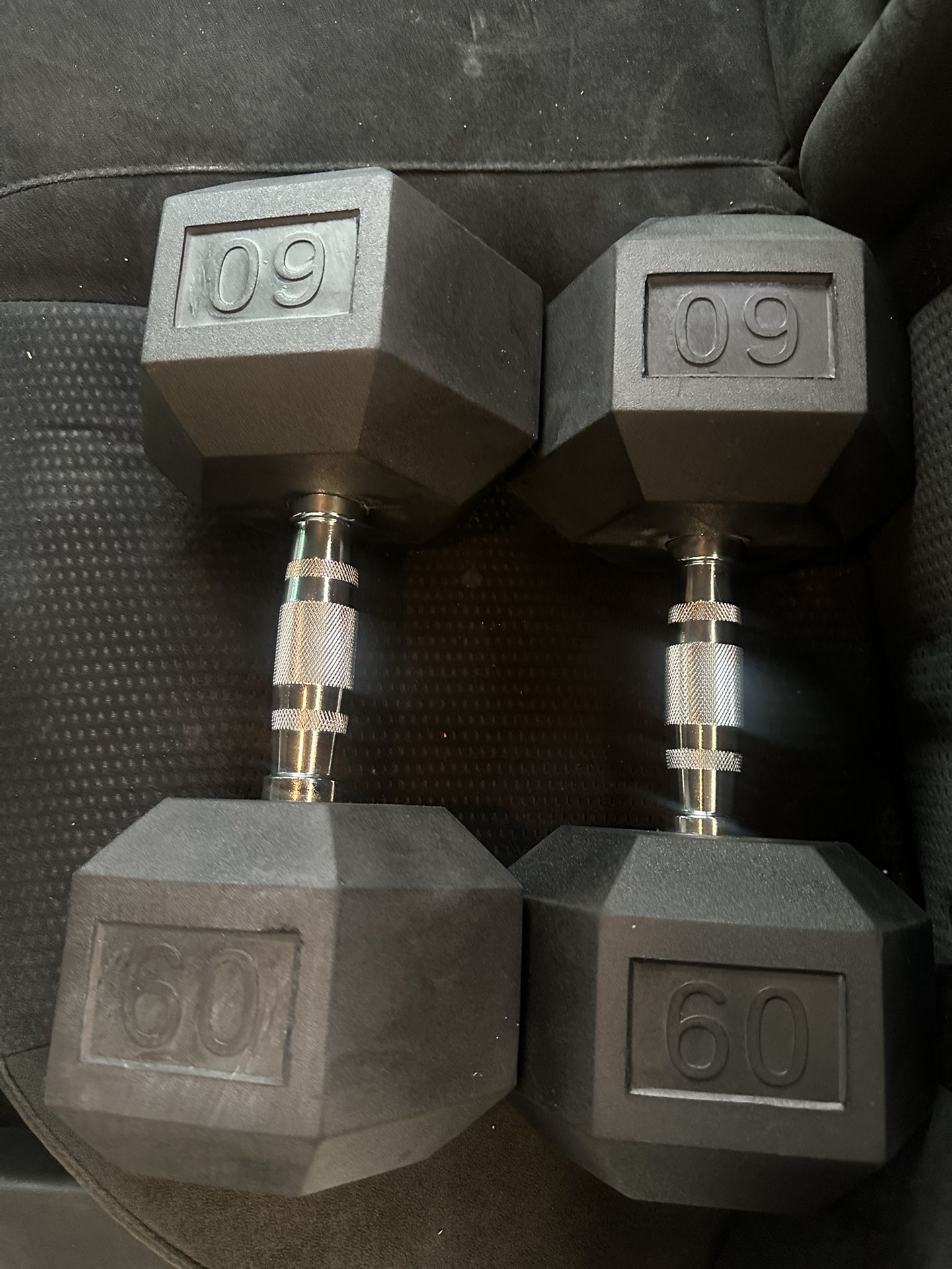 New 60lb Dumbbells