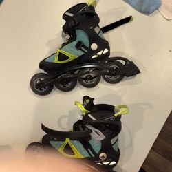  K2 roller blades women’s size 7 pro in-line skates K2 VO2S 90 vortex ventilation system classic  Plus IL Q 9 excellent condition hardly ever used 