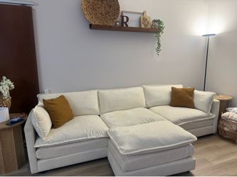 White Couch Sofa