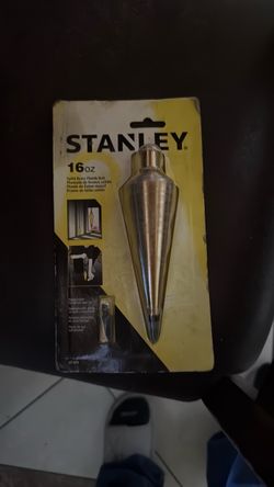 Stanley solid brass plumb bob