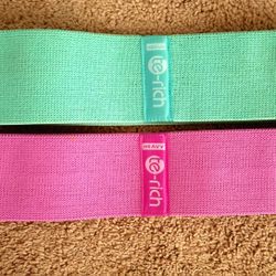 2 Te-rich Resistance Bands For Legs And Butt