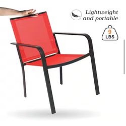 Dining Chair-Red, 3 Chairs