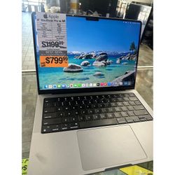 APPLE ON SALE! Apple 14" MacBook Pro Retina M1 Pro 8-Core CPU, 14-Core GPU, 16GB Ram, 1TB SSD 2021