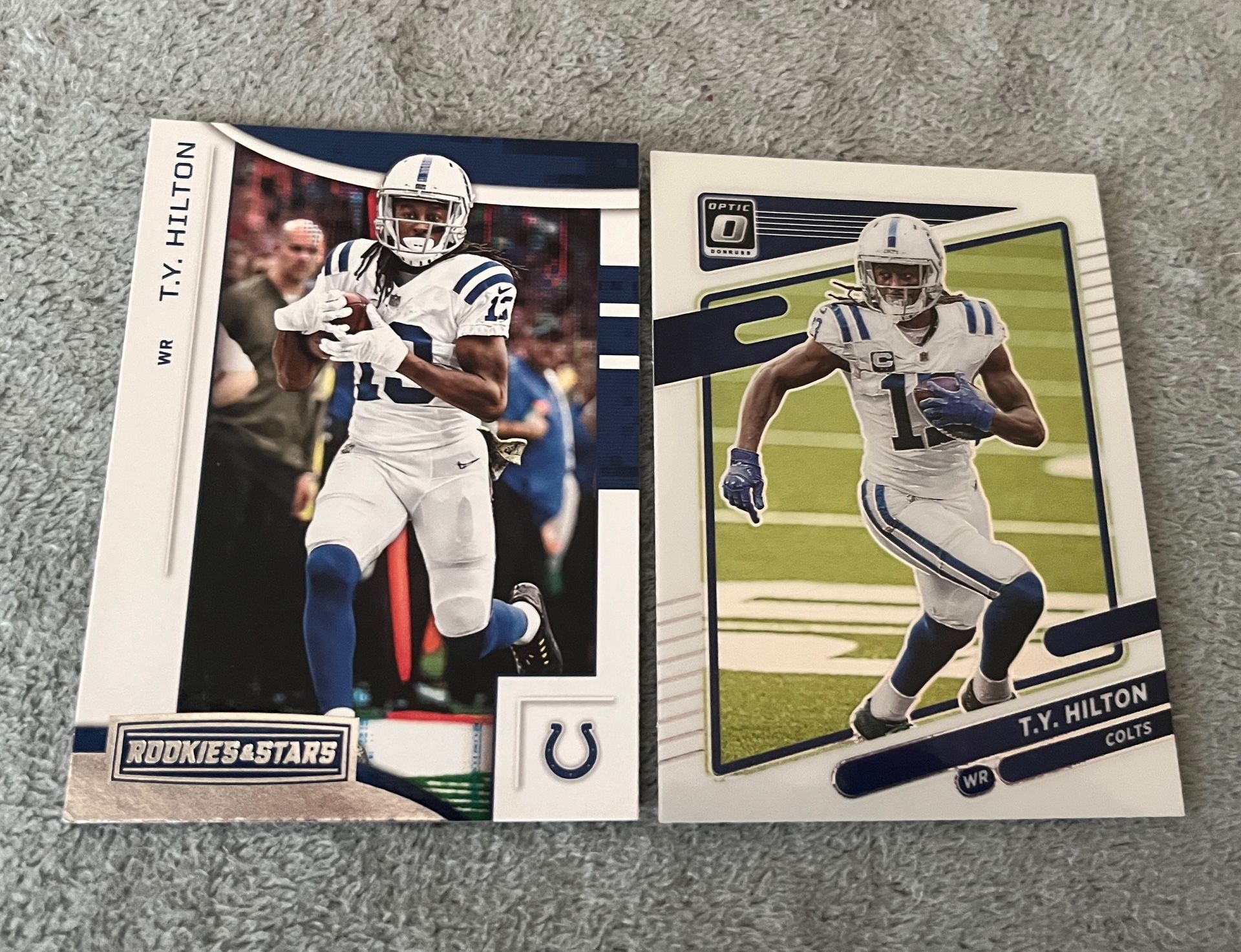 Lot of T.Y. Hilton Indianapolis Colts WR NFL Football Cards
