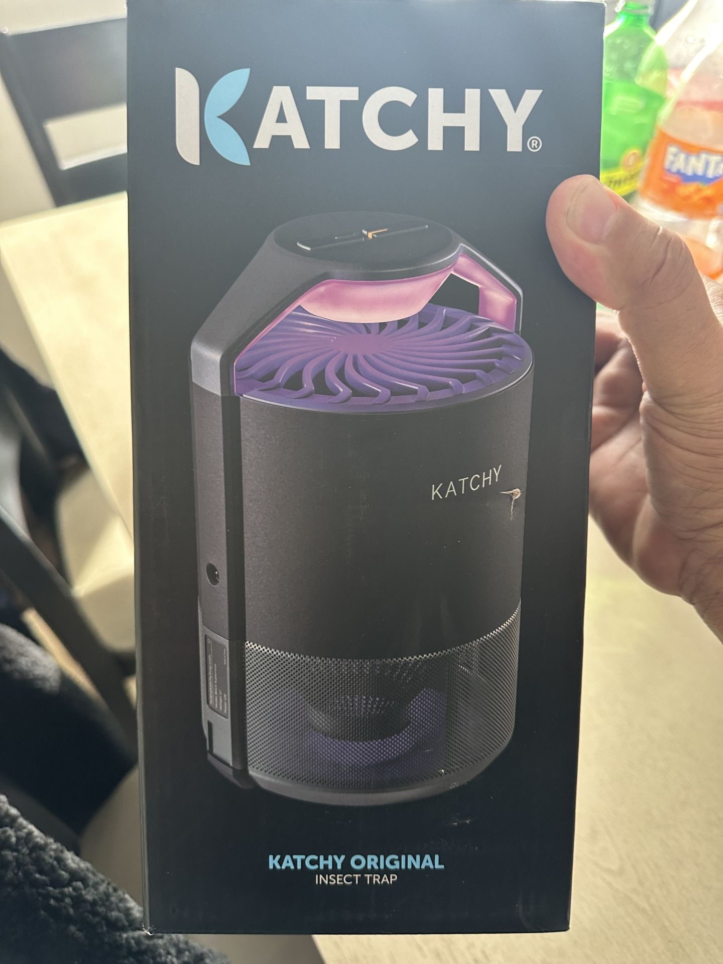 Katchy Indoor Insect Trap - Catcher & Killer for Mosquitos, Gnats, Moths, Fruit Flies - Non-Zapper Traps for Inside Your Home - Catch Insects Indoors