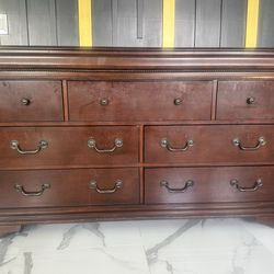 Solid wood dresser