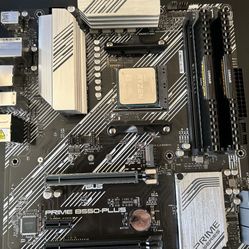 ryzen 7 5800x, 32gb ddr4 3200 ram, Asus b550 Mobo 
