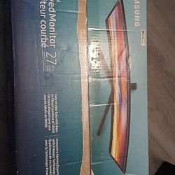 Samsung 27 In. Curved Monitor 