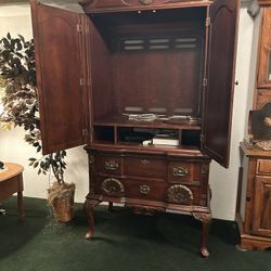 Tv Cabinet  Cherry Wood