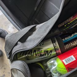 Tennis Rackets Bag And Brand New Tennis Balls
