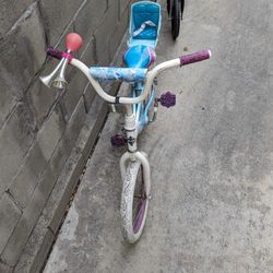 Kids Bike Frozen Comes With Training Wheels